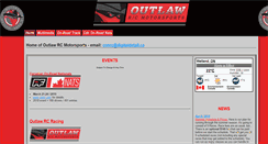 Desktop Screenshot of outlawrcmotorsports.com
